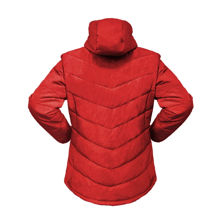 Fashion outdoor clothing down women red warm winter jacket