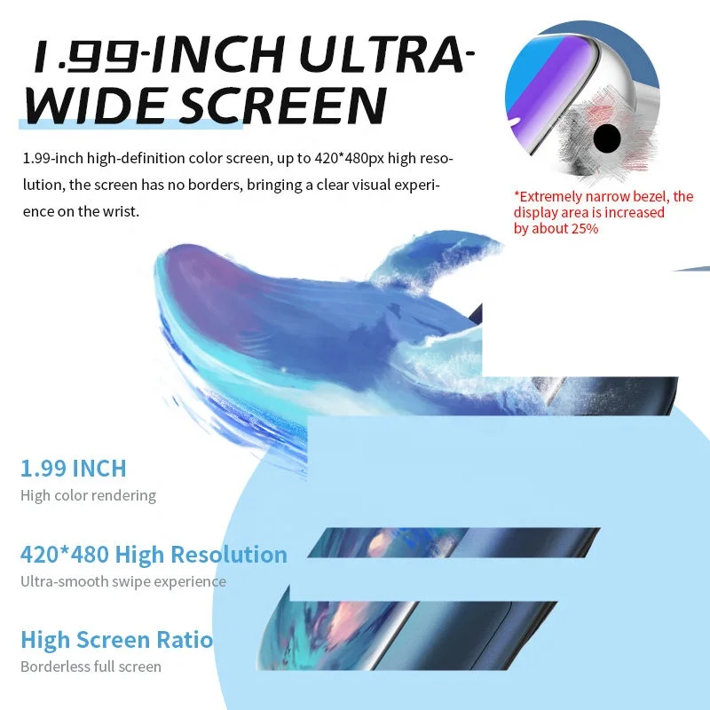 Fashion reloj smart watch hw 7 hw7 max hw7max 1.99inch big screen series 7 ip68 waterproof sport smart watch smartwatch 2023