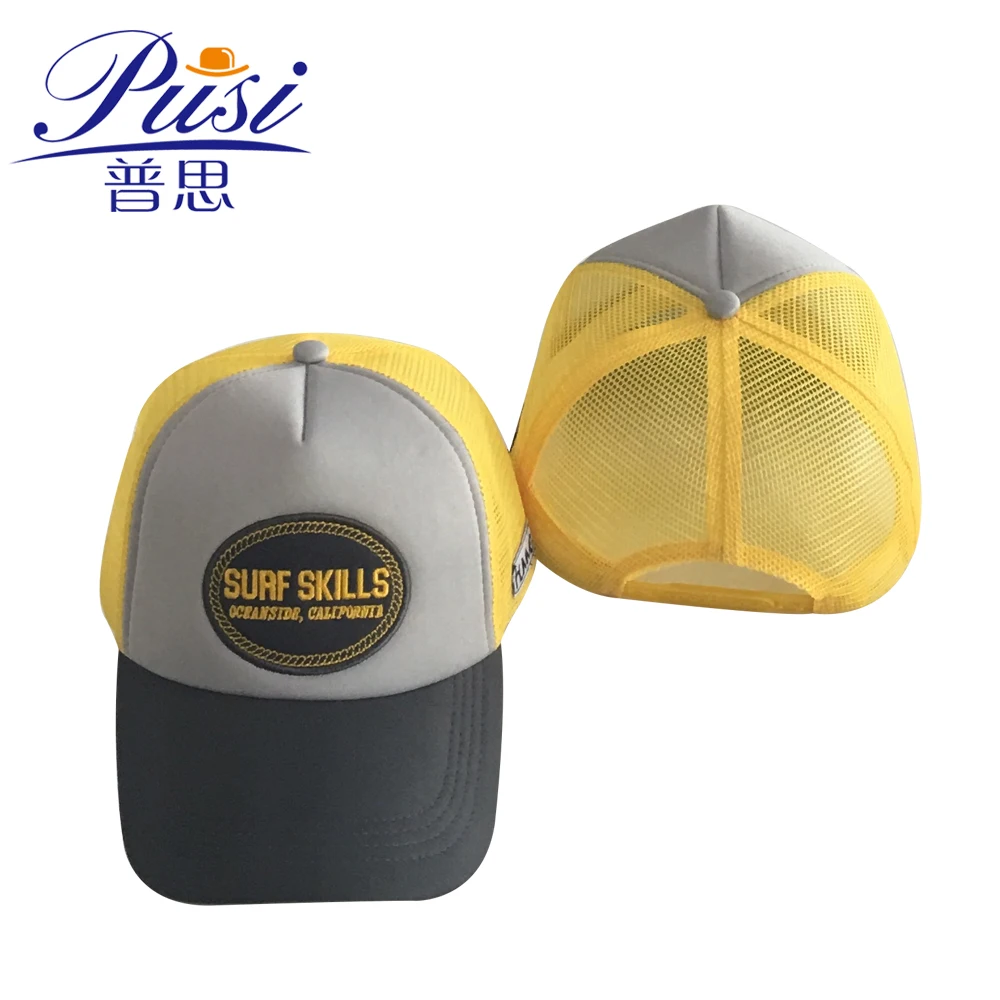 
Get free sample delivery within 15 days Wholesale trucker Cap custom embroidery patch logo mesh trucker hats 
