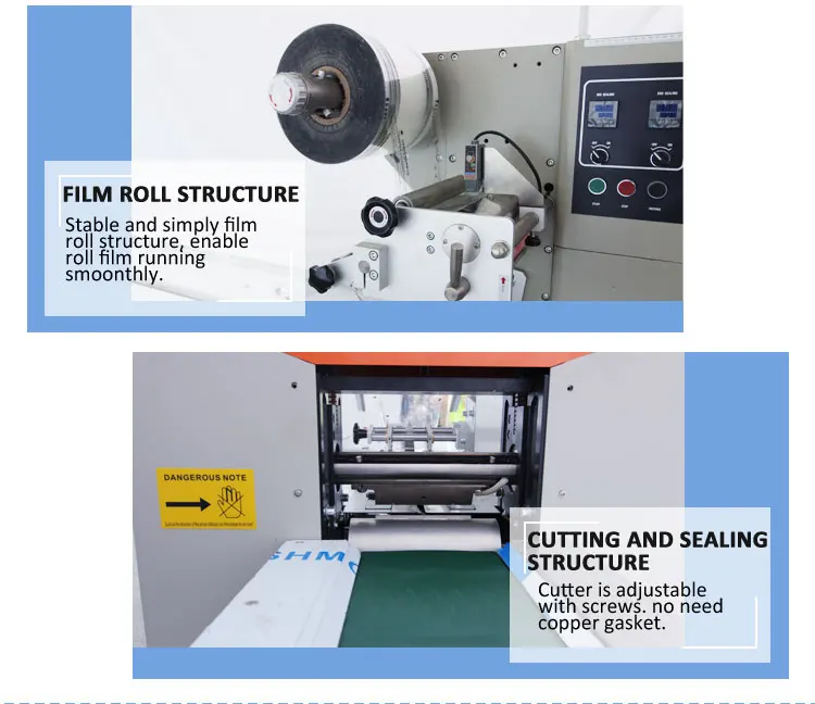 
Sweet corn/spinach/okra/kiwi/lemon full automatic reciprocating pillow packing machine 