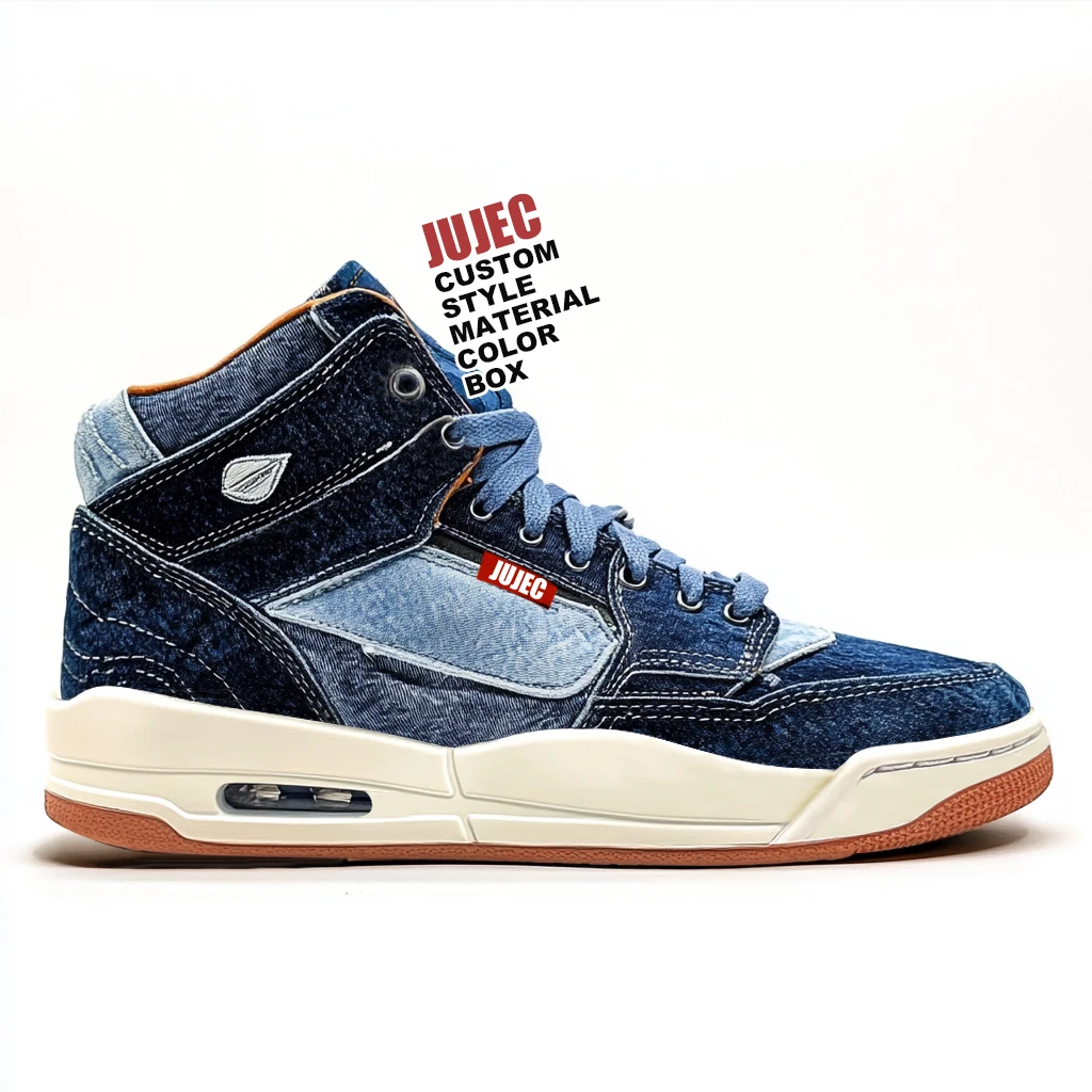 Custom other trendy shoes skateboarding Men Casual Shoes Breathable denim Sneakers Outdoor Cushioning Sports Shoes women