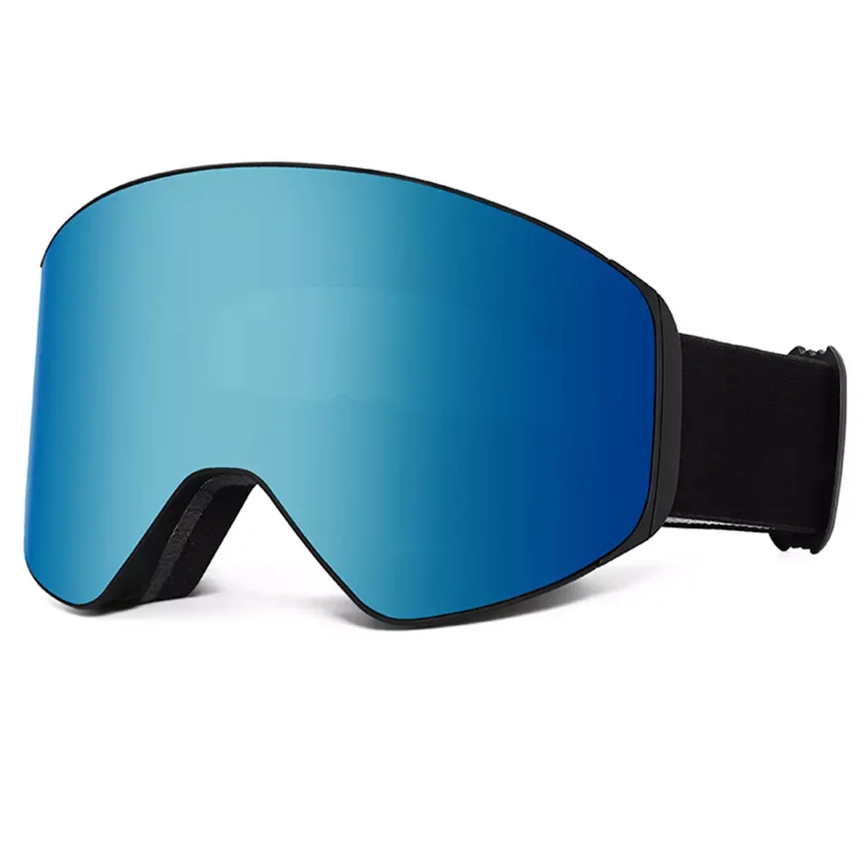 Professional strap private label custom snowmobile skiing goggles Magnetic ski and snowboard goggles