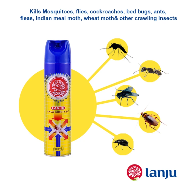 Free Sample Lanju Insecticide Aerosol Mosquito Repellent Spray For Mosquito/Bug/Cockroach
