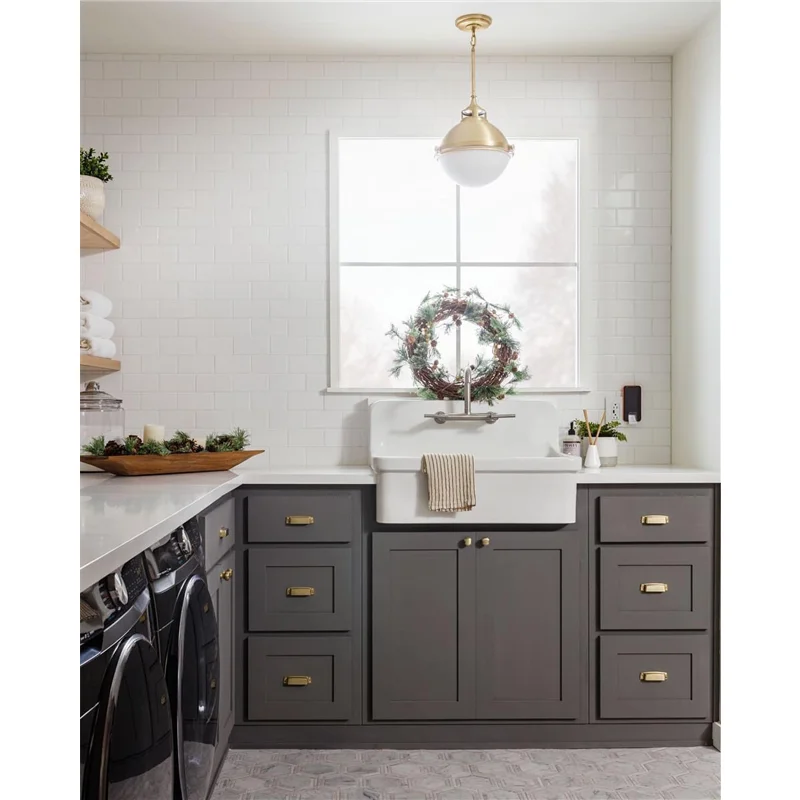 Factory High Quality Multi-functional Modern Freestanding Customized Bathroom Laundry Cabinet