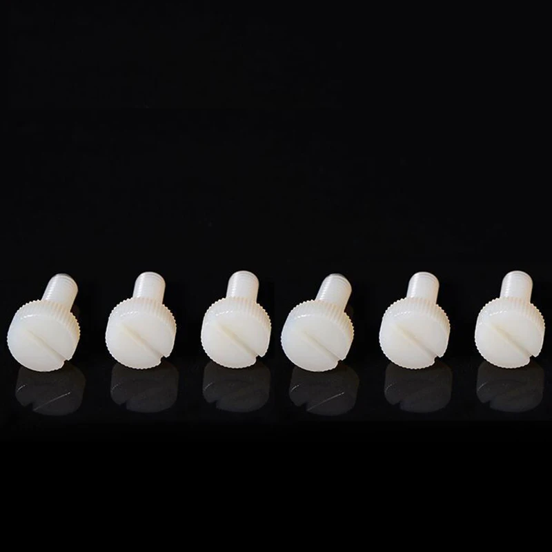 China Nylon PA66 Pan hand thumb screw high precision M4 thumb screw