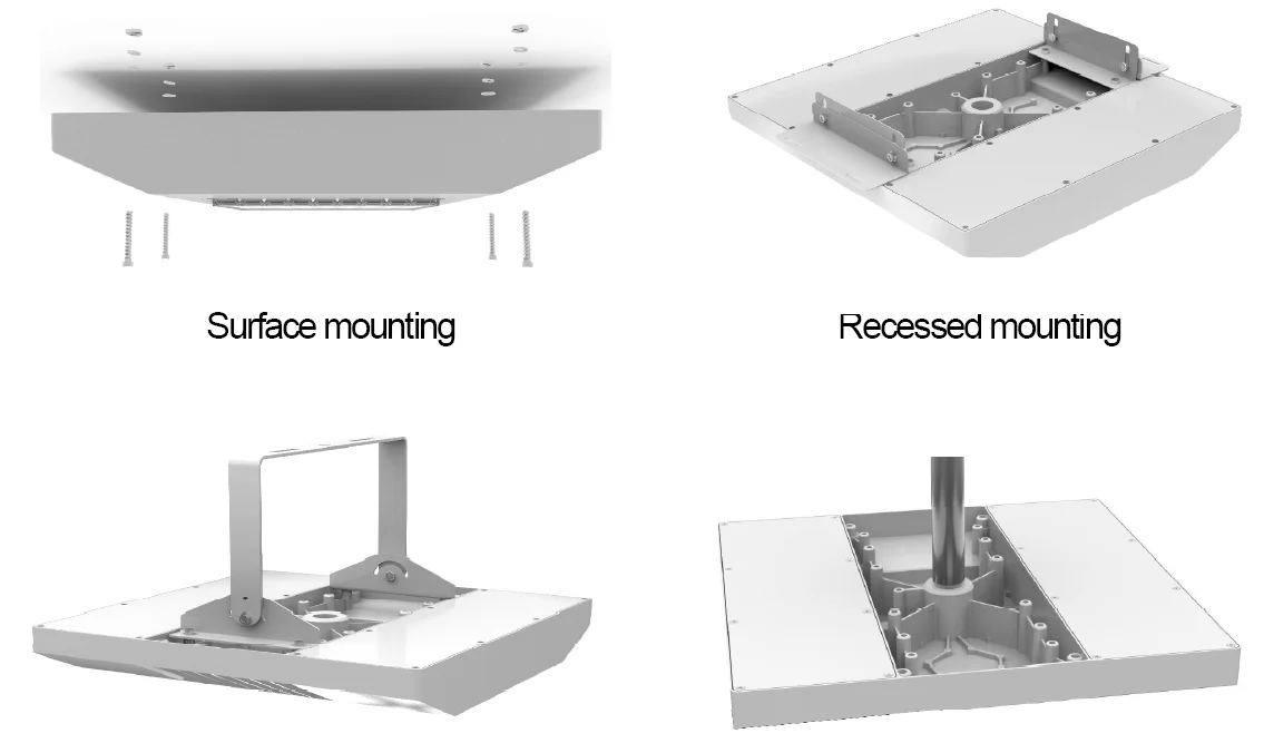 2022 new lens design 100w explosion proof Gas station 160lm/w IP66 LED canopy light