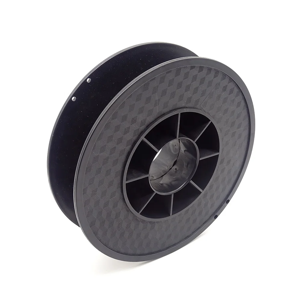 Injection & vacuum abs plastic cable reel black empty plastic spool bobbin 200mm