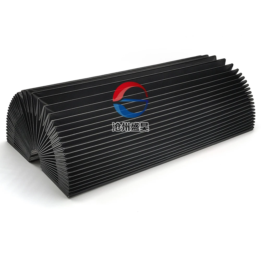 Protective Bellows Cover Accordion Way Cover Flexible Nylon Cover For CNC Machinery