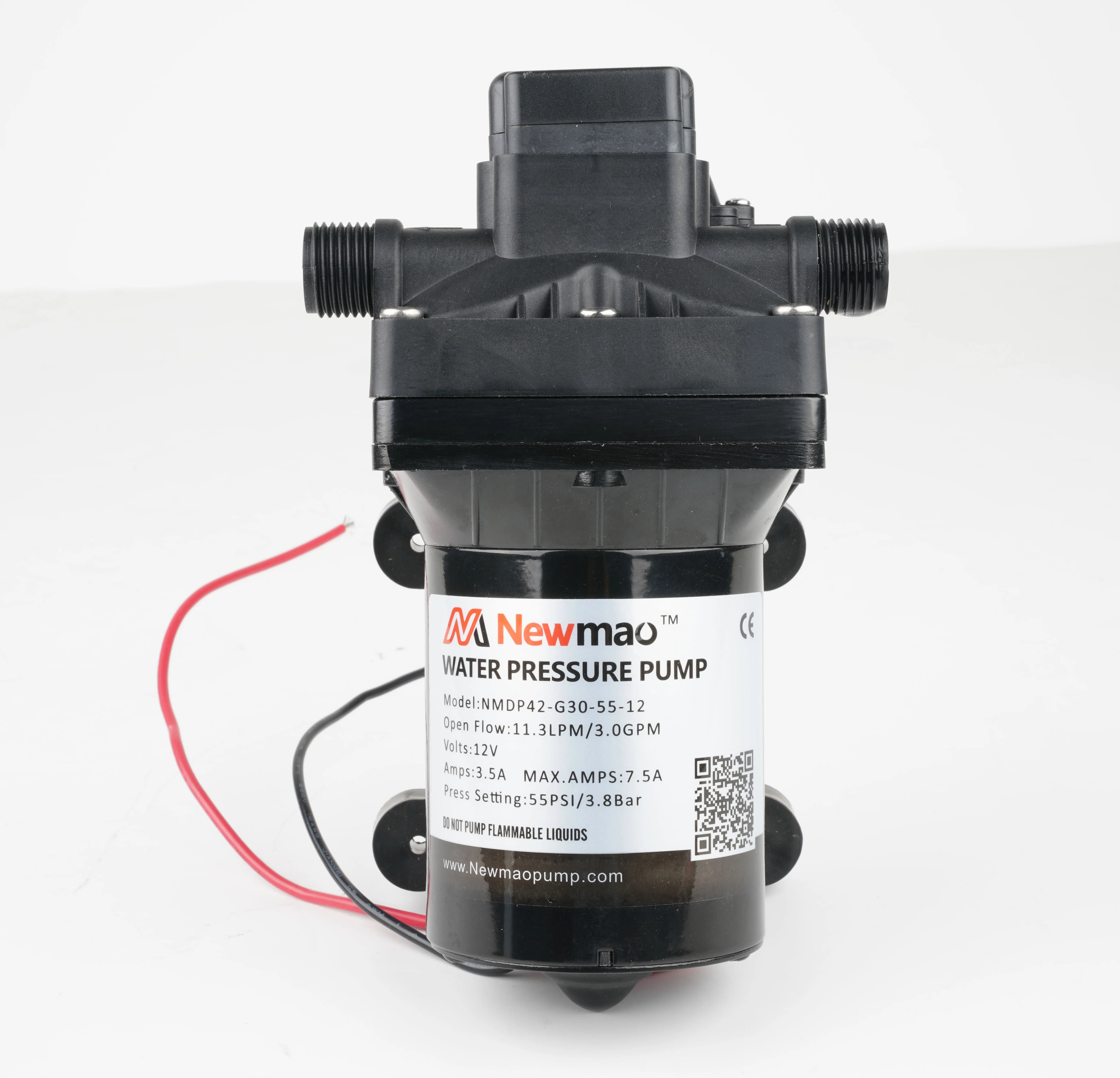 12V RV Marine Water Diaphragm Pump dc 12v water pump  Water Diaphragm Pressure Pump