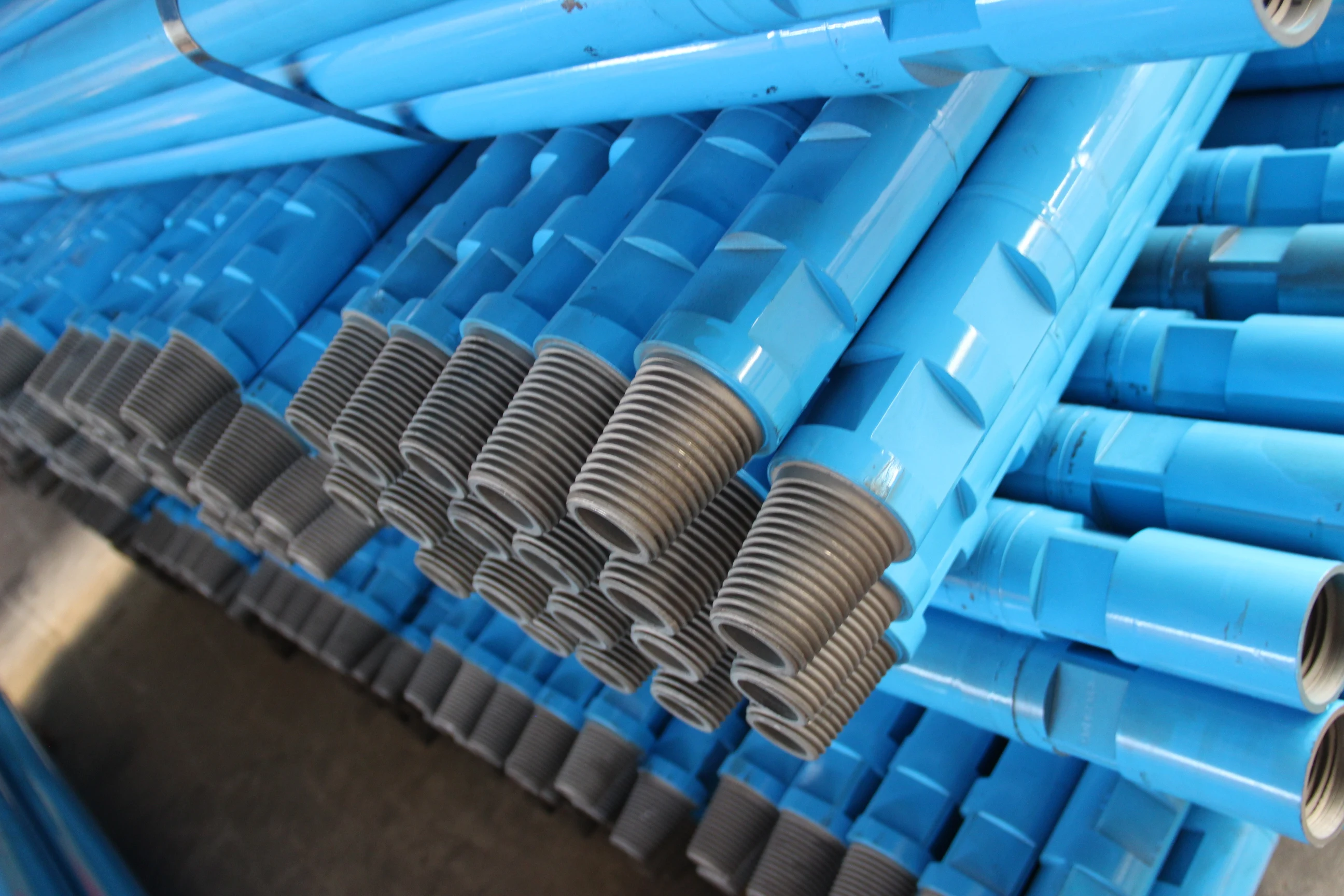 Steel Drill Pipe 1.5m 2.0m 3.0m 6.0m Drill Tool Energy Thread Weight