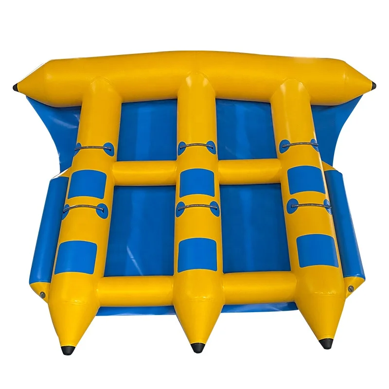 Commercial Inflatable Fly Fish Towable Tube Boat Toys  For Water Recreation