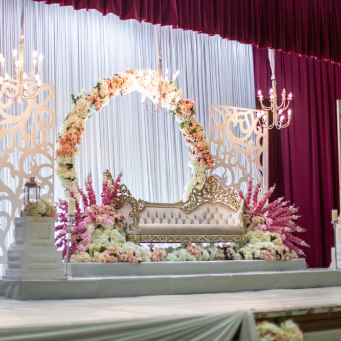 2020 new wedding curtain backdrop Factory wholesale ice silk curtain