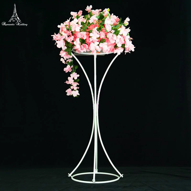 Metal Gold Flower Stand for Weddings Table Centerpiece Wedding Decoration Material Flower Vase Gold for free shipment