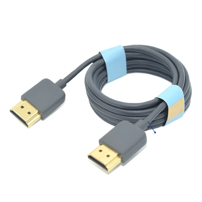Original Cable HDMI line 1.5 m 2.0 version 4K Ultra thin wire 19 1 Copper set-top box flexible wire OD3.2