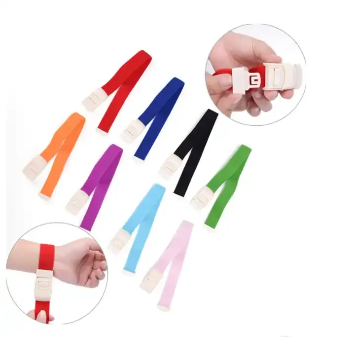 Pneumatic Surgical Medical Nylon Buckle Elastic Dialysis Tourniquet Cuff Quick Release Tourniquet Kits