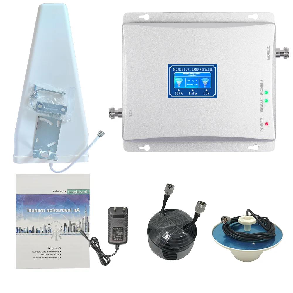 Dual band CDMA 850MHz 900MHz 4G mobile network booster GSM repeater