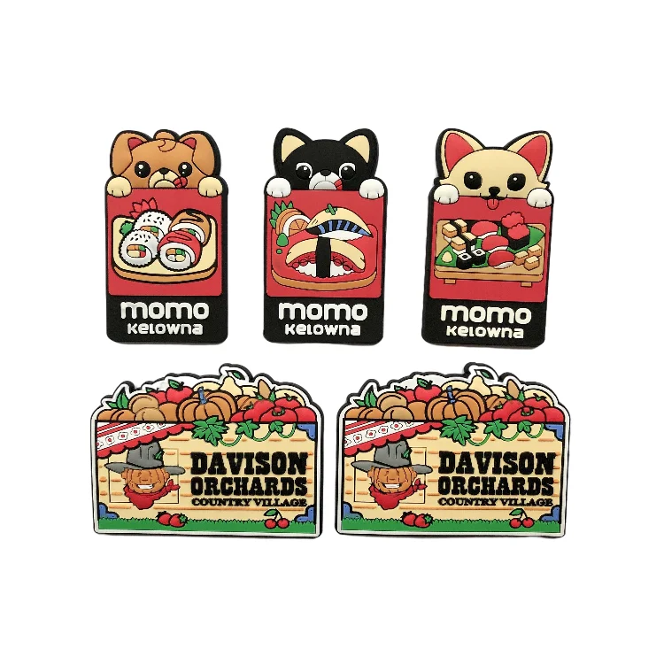 Oem 3d pvc fridge magnet refrigerator custom fridge magnet business logo different countries tourism souvenirrs fridge magnet