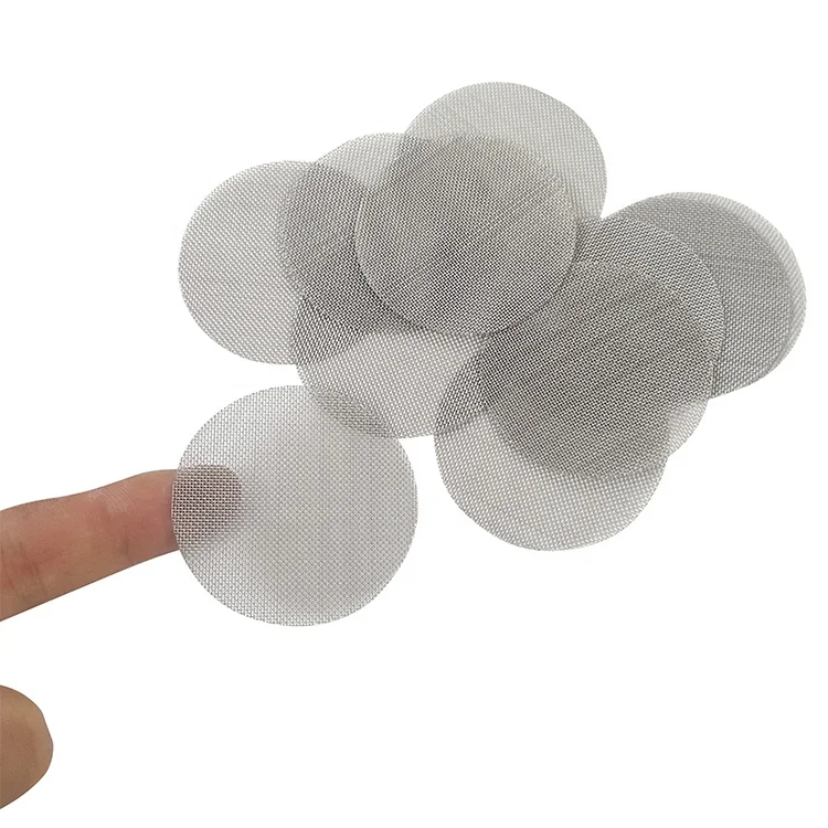 Supply 50 100 150 200 300 Micron Stainless Steel Woven Wire Mesh Filter Disc