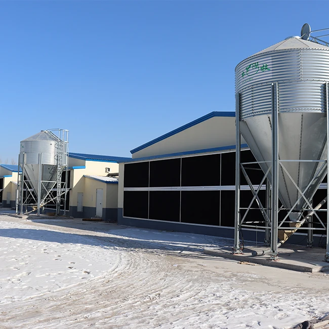 Стальная конструкция куриная ферма животноводческая курятник сарай для овец коров индивидуальная Строительная система клеток