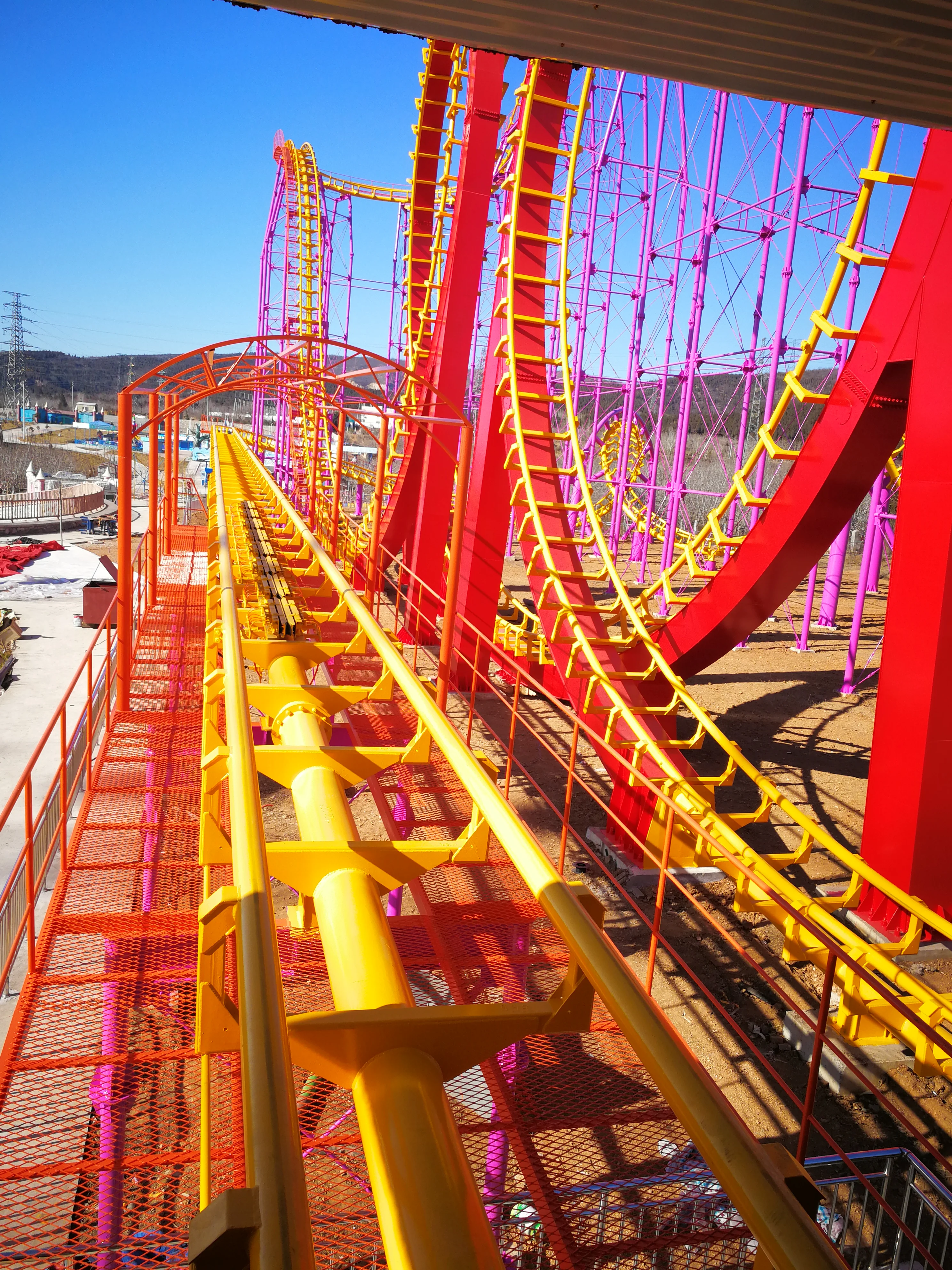 
Family amusement new cheap roller coaster park attraction rides 