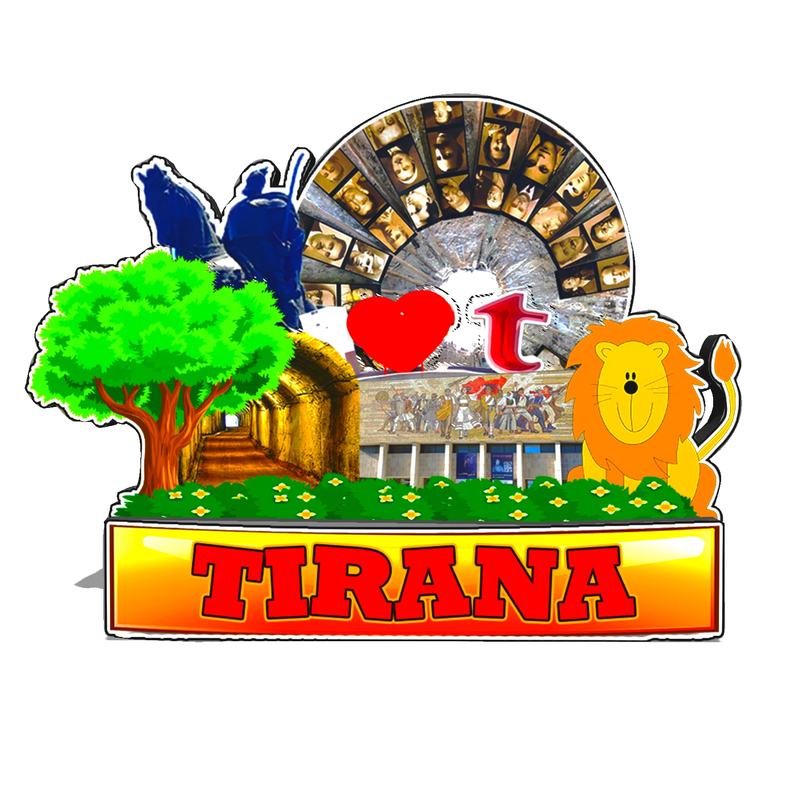 Магнит на холодильник Tirana Соединенные Штаты магнит сувениры для путешествий подарки 3D классические домашние поделки