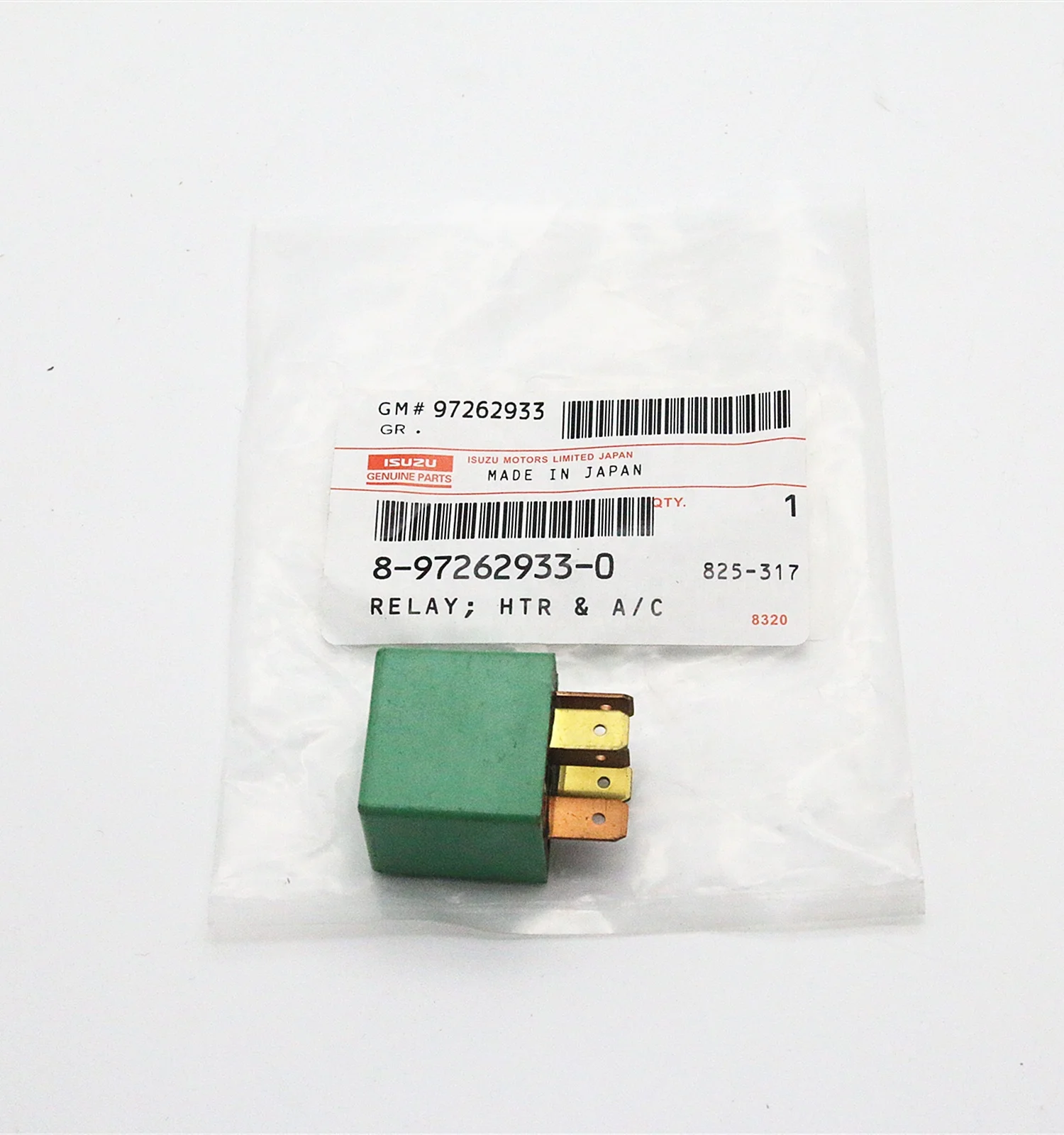 Genuine original parts hot sale high quality frr fsr ftr  8-97262933-0 8972629330 Relay