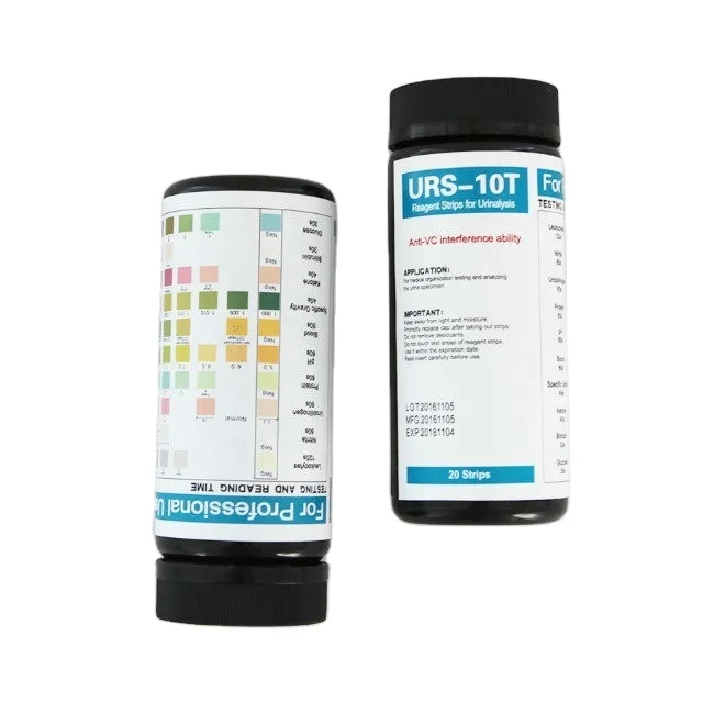 10 параметров полоски для мочи, быстрый анализ мочи, набор для тестирования кетона и глюкозы