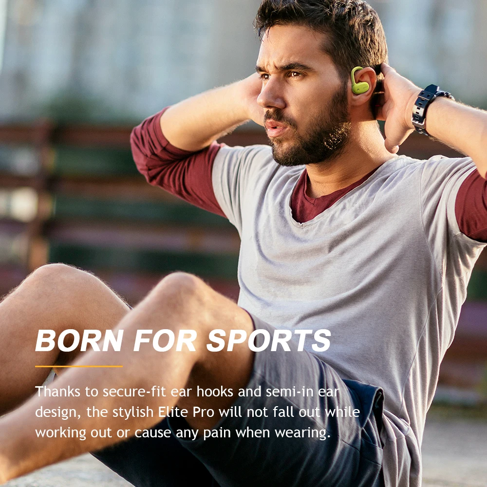 
Melofun Elite Pro TWS New Design APTX Deep Bass HiFi ear buds gym Sport workout Bluetooth Wireless Ear buds for Smartphone 