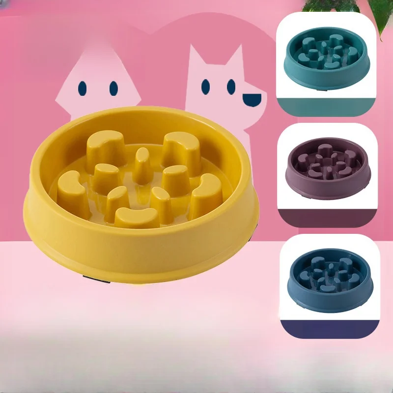 Hot Sell New Pet Water Bowl 2023 Cute Pet Feeder Melamine Dog Food Bowl Slow Feeding Luxury Feeding Bowl Pet