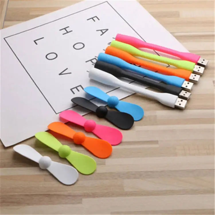 Hot selling usb long arm mini fan for power bank for desktop wholesale price usb fan flexible portable fan support oem logo