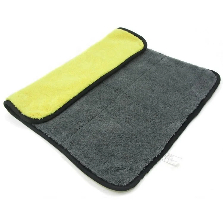 
1000gsm Plush Car Buffing Polishing Towel Microfiber Cleaning Cloth 