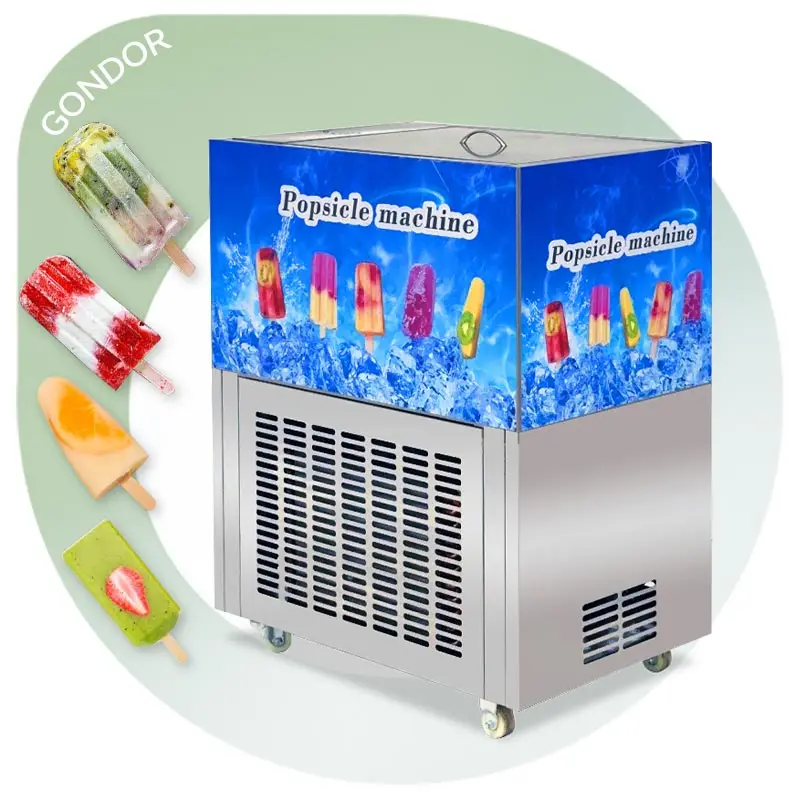 Commercial Double Used Lolly Pop Round Tube Machine 2023 Instant Ice Cream Popsicle Maker Price for Dubai