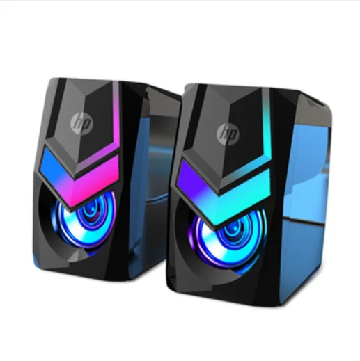 DHE-6000 2.0 Super Woofer Audio Model Home Theatr Sound System loudspeaker box LED light hd noise reduction speaker