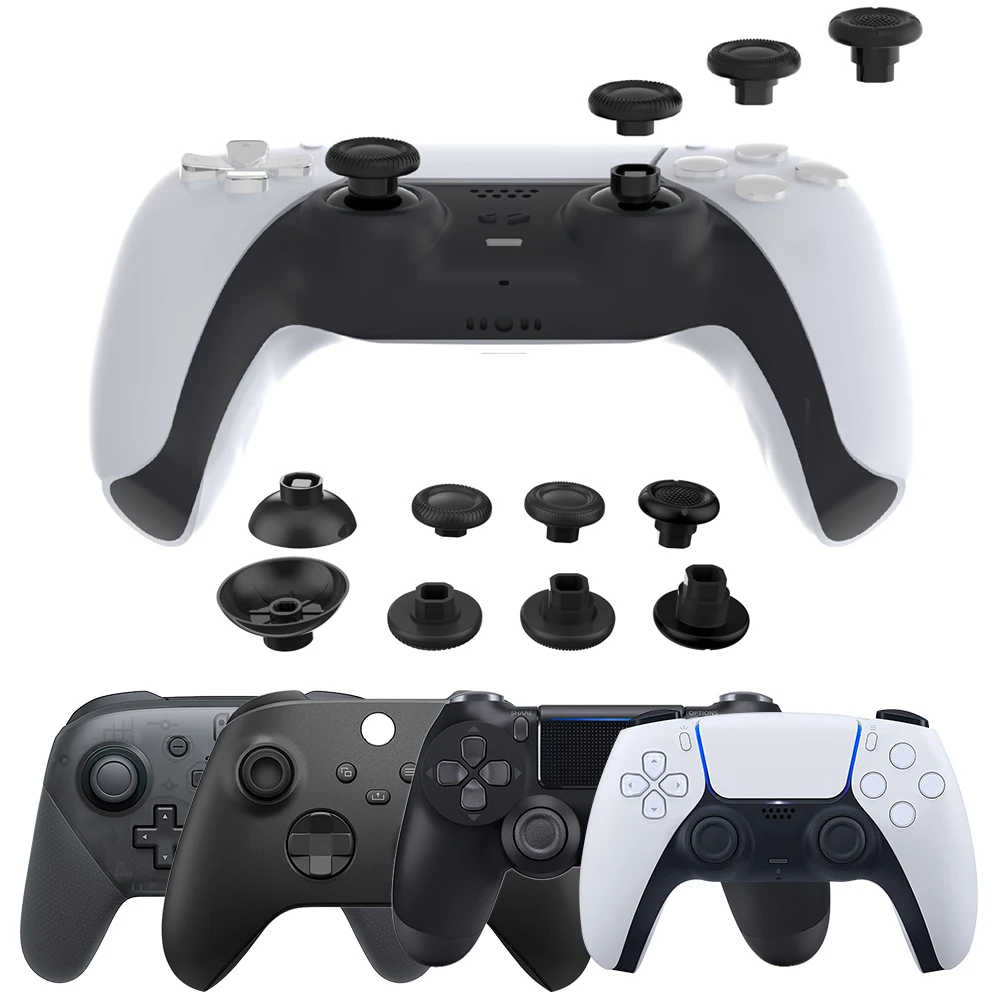 Game Thumb Stick Case Cover For PS2/PS3/PS4/PS5/Switch PRO/WII/NGC/ Controller 8in1 Controller Replacement 3D Analog