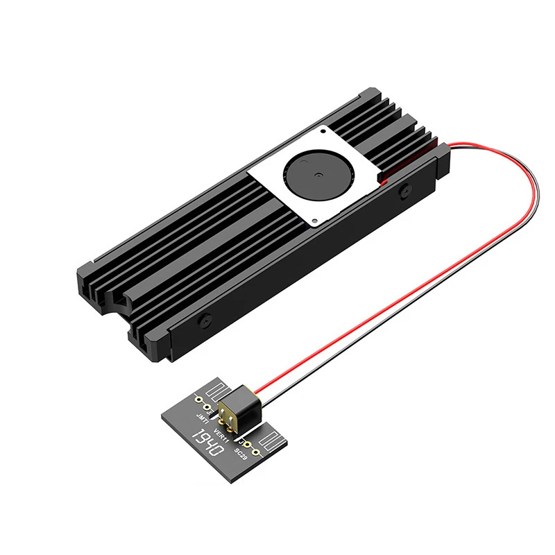 Жесткий диск SATA NVME NGFF M2 SSD алюминиевый радиатор с вентилятором охлаждающий плавник