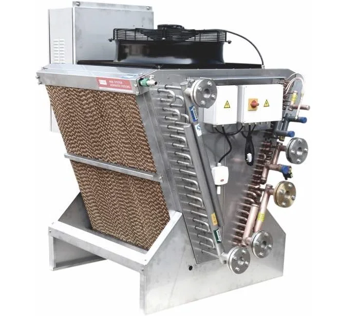 CST condenser COOLER HIGH-Quality V-TYPE dry cooler for glycol/refrigerant for immersion cooling for ice making machine