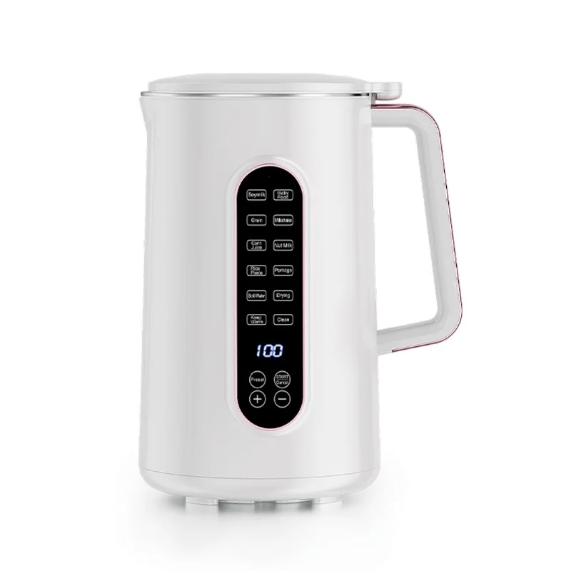 Portable Hot and Cold Vegan Nut Milk Maker Cooks 6 in 1 Blender Cooking Warmer Blender for 1.5L