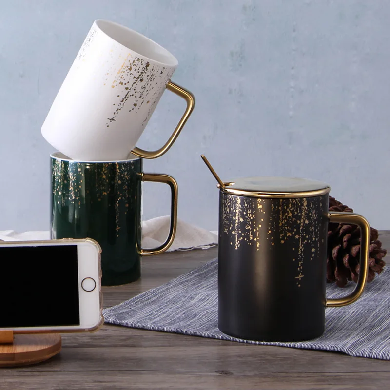 450ML Wholesale Creative Design Porcelain Creative Novelty Mug With Elephant Lid For Phone Holder