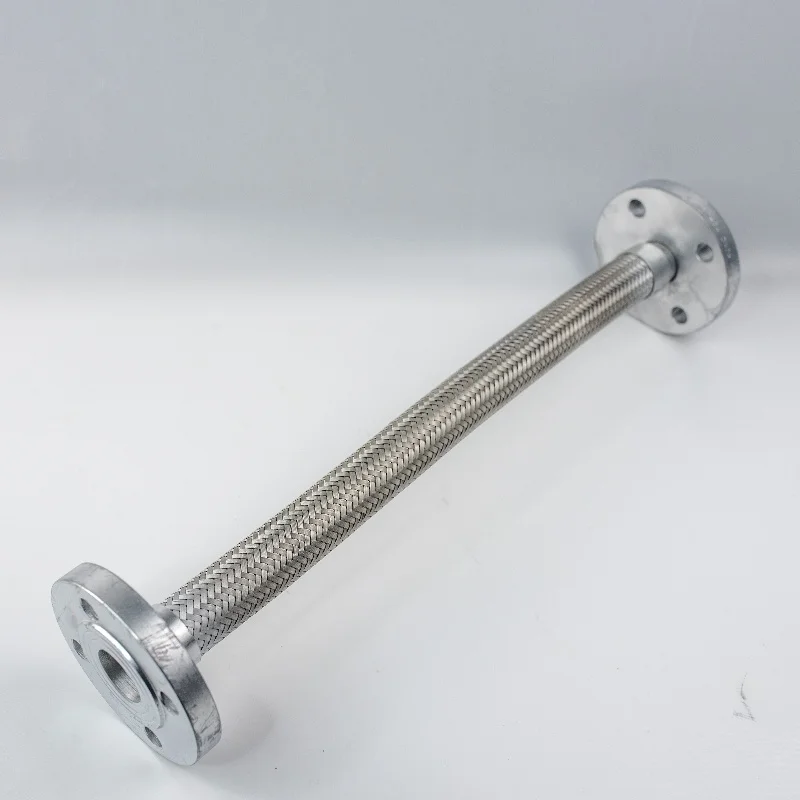 ISO 316L Corrugated stainless steel mesh hose flexible