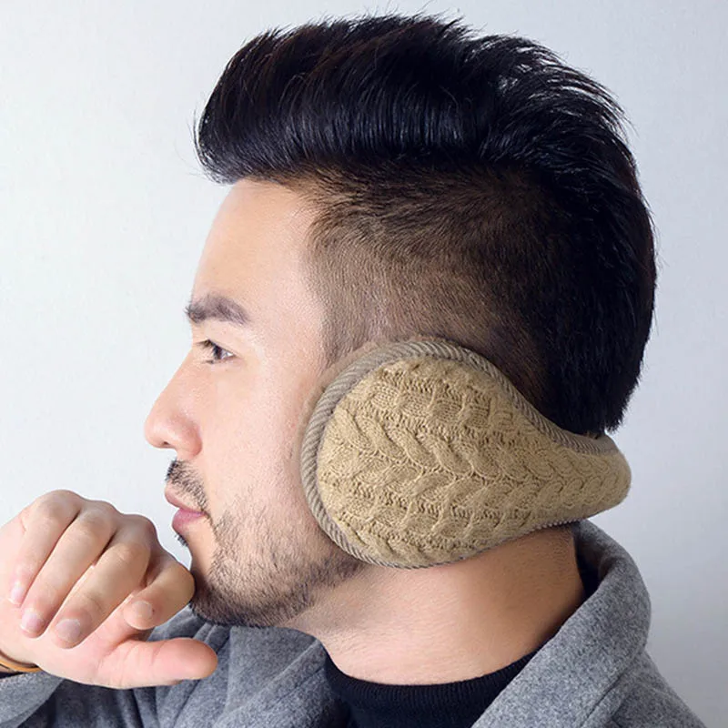Unisex foldable ear muffs  fleece ear warmers winter warm ear protection earmuffs cover