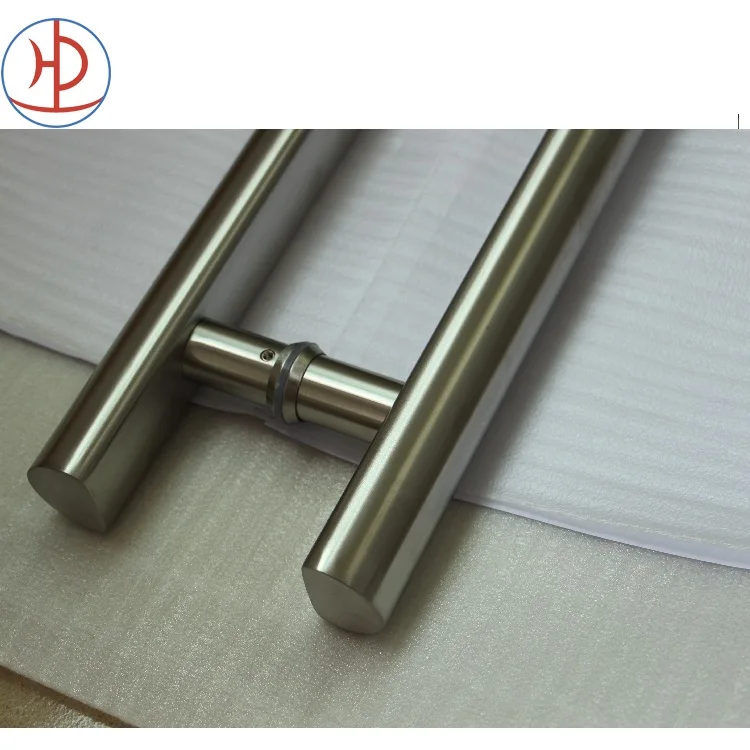 China Door Brushed Nickel Ladder H Style Glass Door  Pull Handle