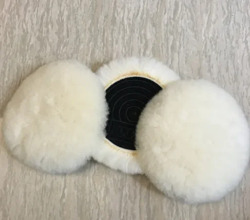 High Quality 7inch Felt Polishing Wheels Wool Buffing Pad Car Waxing Wool Wheel Auto Paint Care Polisher Pads