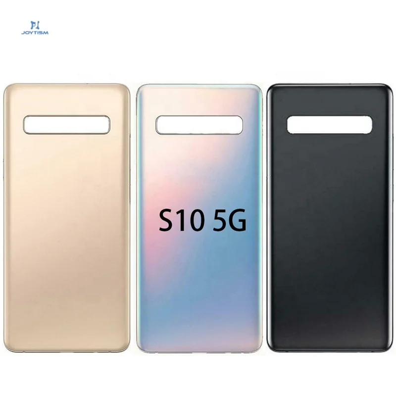 Оригинальный стеклянный корпус для Samsung Galaxy S10 5G задняя крышка батарейного