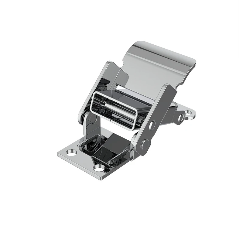 Factory SUS304 SUS201 Steel material Tool box Equipment case Spring loaded Metal Toggle latch Toggle Clamp Lock hardware