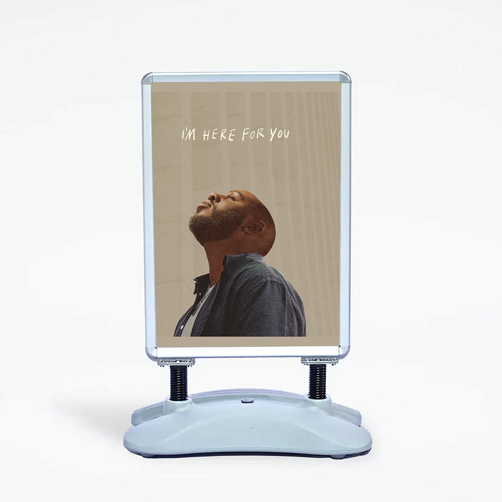 Outdoor Advertising Signs double sided waterbase poster stand sidewalk pavement signs