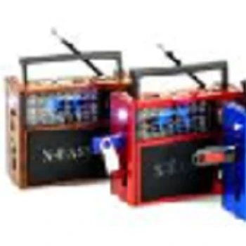 RX-201 receptor de drm pemancar eletree solar  solar  panel and bulb 6v 2w high  power led torch FM Radio