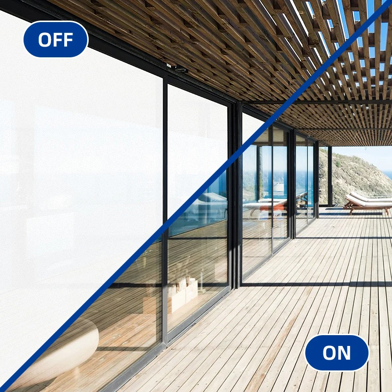 factory price residential and commercial building PDLC glass smart switchable glass foil smart film