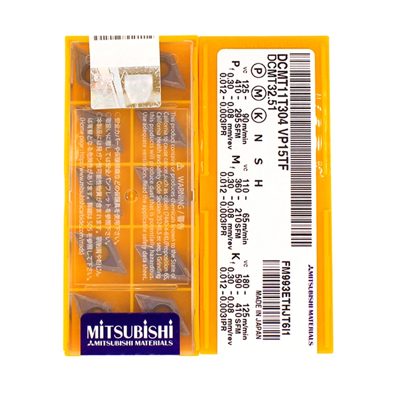 DCMT11T304 VP15TF Manufacturer Tungsten Carbide Milling Insert Turning Tool Carbide Cnc Cutting Carbide