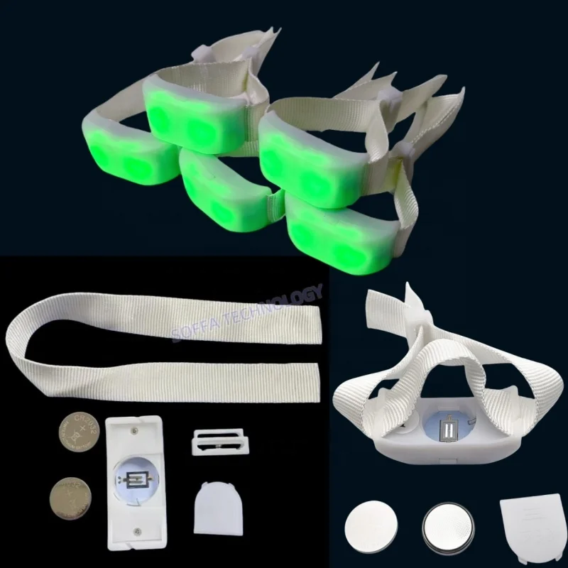 led bracelet concert wireless distance illuminated wristband dmx flash light led wristband remote control bracelet