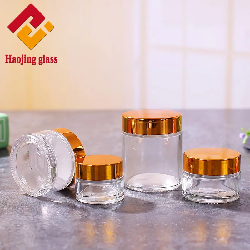 
excellent quality brand name face cream eye cream transparency glass bottle face lotion bottle 